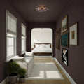 CRYSTORAMA, ESME SEMI FLUSH MOUNT, FLUSH MOUNT CEILING LIGHTS