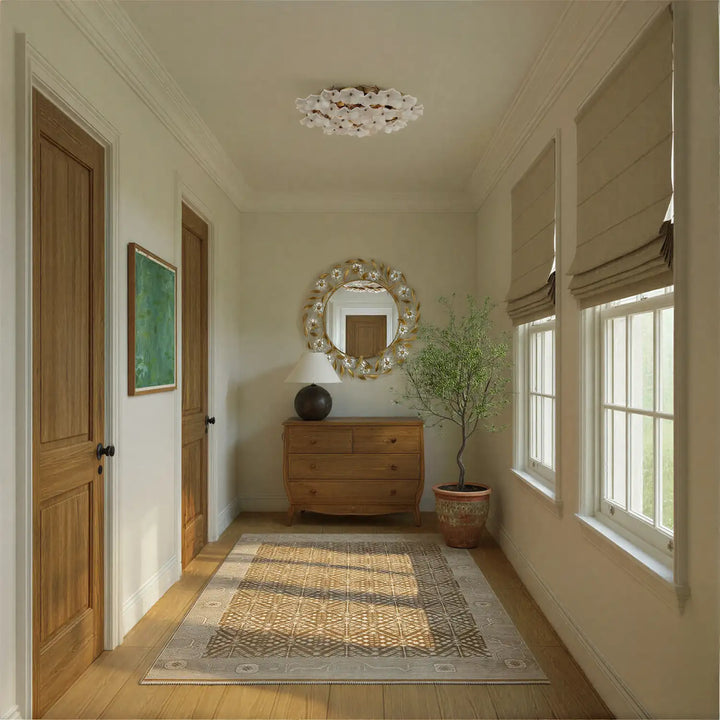 CRYSTORAMA, ESME SEMI FLUSH MOUNT, FLUSH MOUNT CEILING LIGHTS