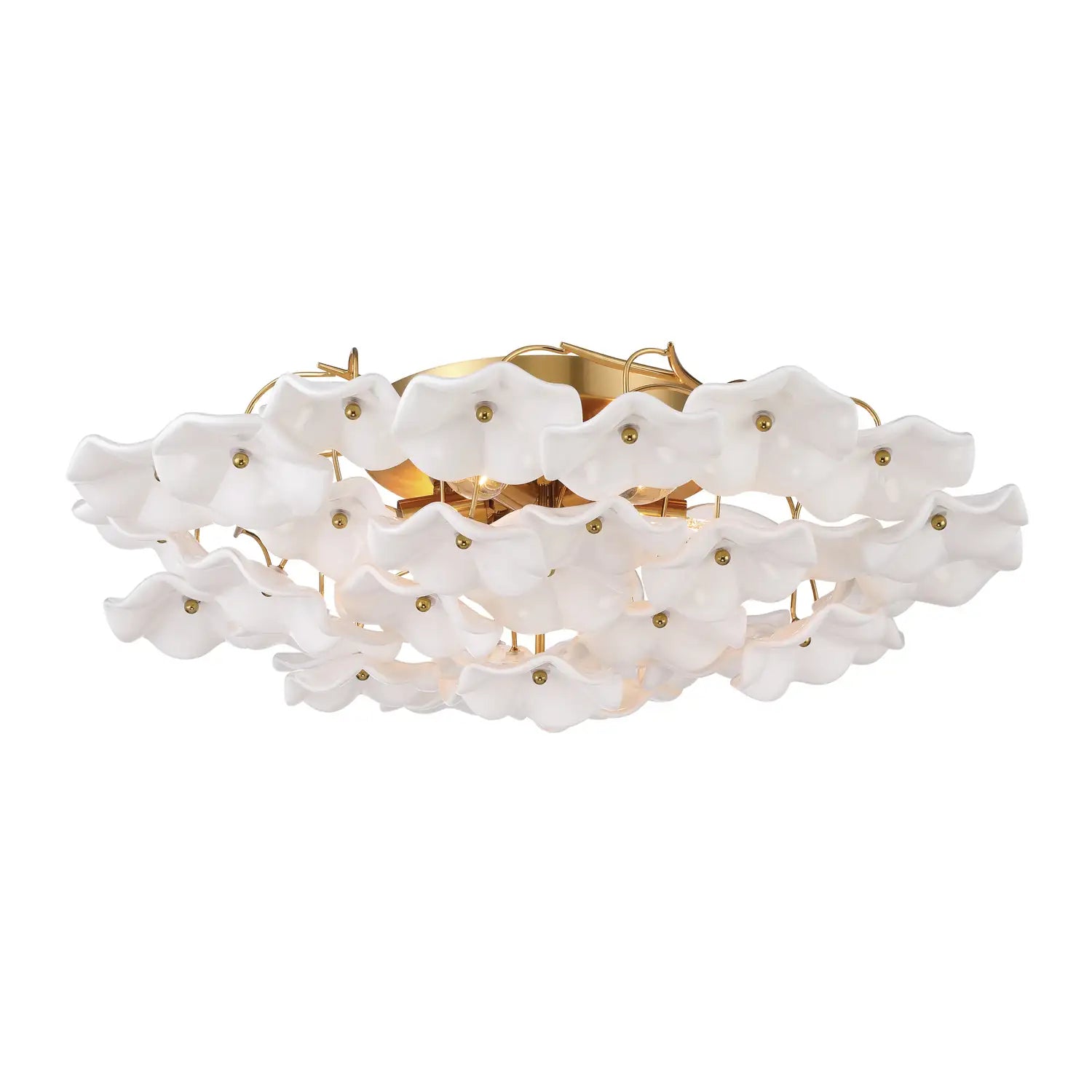 CRYSTORAMA, ESME SEMI FLUSH MOUNT, FLUSH MOUNT CEILING LIGHTS