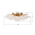 CRYSTORAMA, ESME SEMI FLUSH MOUNT, FLUSH MOUNT CEILING LIGHTS