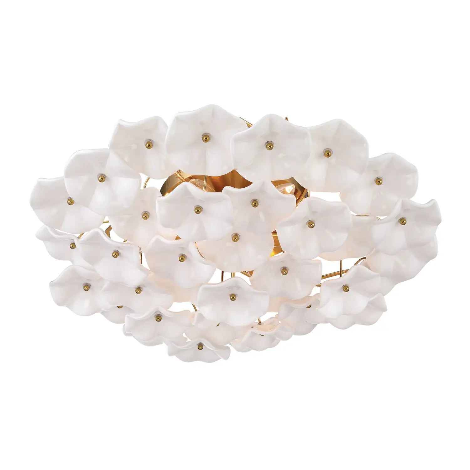 CRYSTORAMA, ESME SEMI FLUSH MOUNT, FLUSH MOUNT CEILING LIGHTS