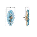 CRYSTORAMA, ESME SCONCE, WALL SCONCES