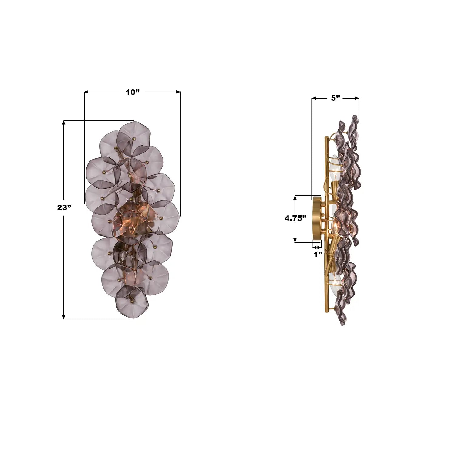 CRYSTORAMA, ESME SCONCE, WALL SCONCES
