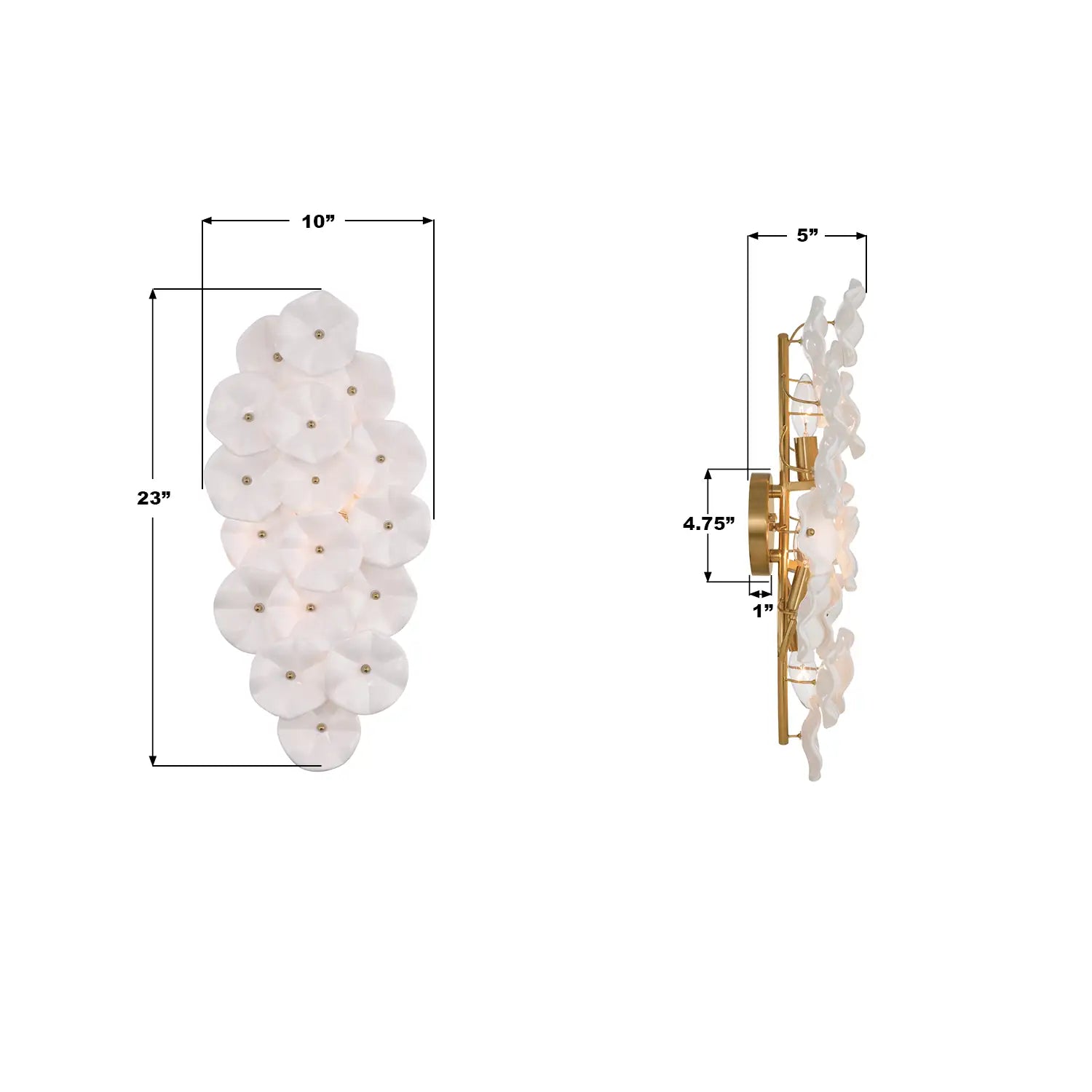 CRYSTORAMA, ESME SCONCE, WALL SCONCES