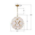 CRYSTORAMA, ESME CHANDELIER, CHANDELIER LIGHT