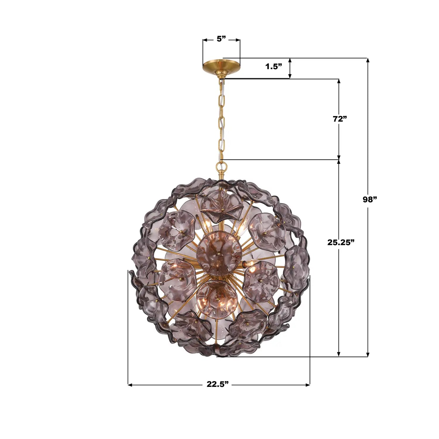 CRYSTORAMA, ESME PENDANT, PENDANT LIGHT
