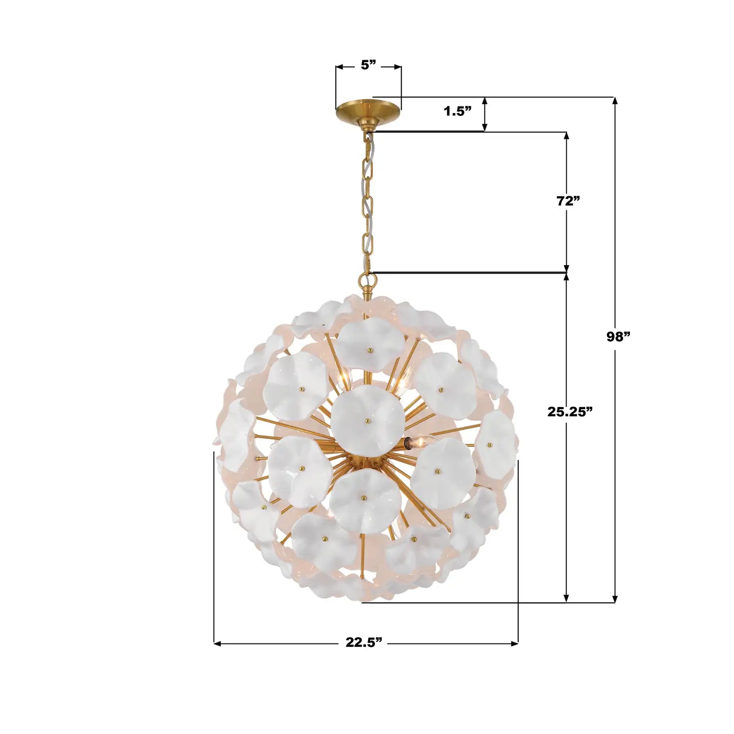 CRYSTORAMA, ESME PENDANT, PENDANT LIGHT