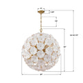 CRYSTORAMA, ESME CHANDELIER, CHANDELIER LIGHT