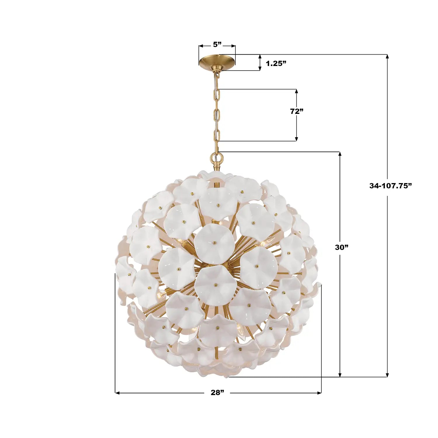 CRYSTORAMA, ESME CHANDELIER, CHANDELIER LIGHT