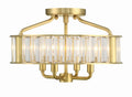 CRYSTORAMA, LIBBY LANGDON FARRIS SEMI FLUSH MOUNT, FLUSH MOUNT CEILING LIGHTS
