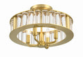 CRYSTORAMA, LIBBY LANGDON FARRIS SEMI FLUSH MOUNT, FLUSH MOUNT CEILING LIGHTS