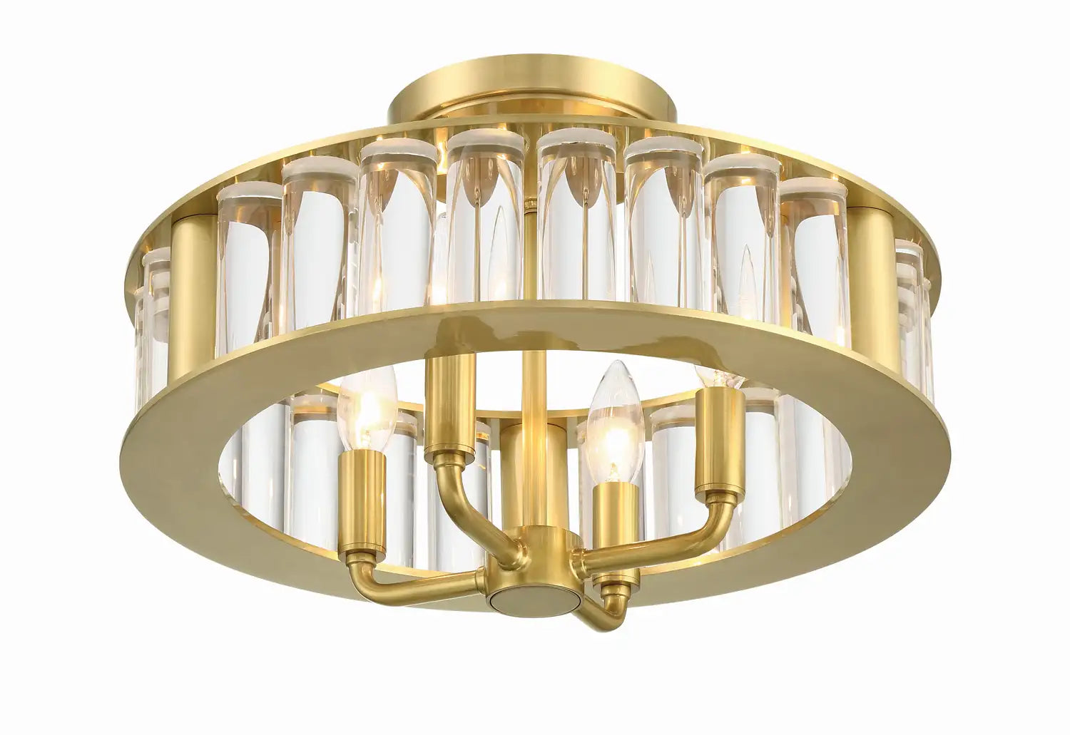 CRYSTORAMA, LIBBY LANGDON FARRIS SEMI FLUSH MOUNT, FLUSH MOUNT CEILING LIGHTS