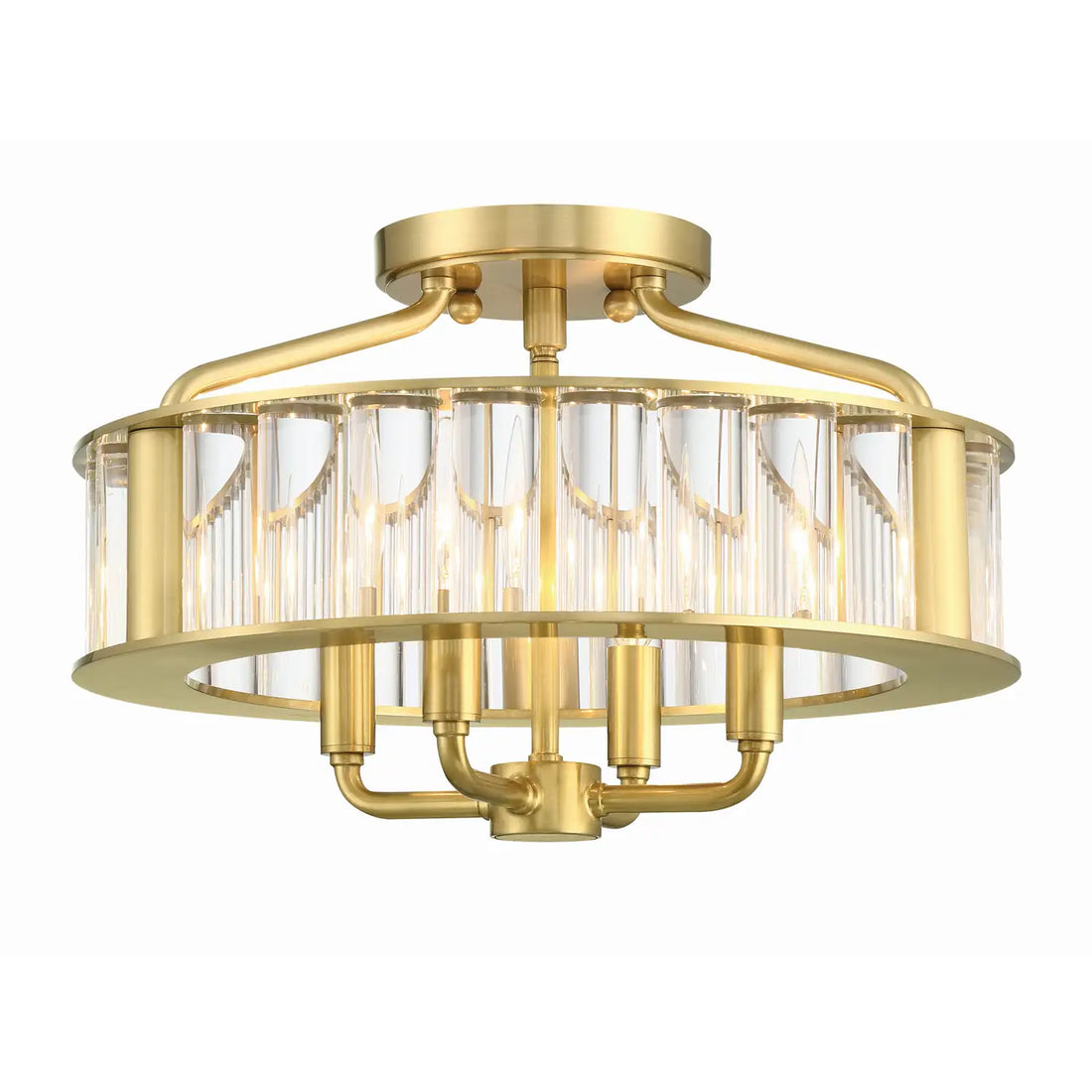 CRYSTORAMA, LIBBY LANGDON FARRIS SEMI FLUSH MOUNT, FLUSH MOUNT CEILING LIGHTS