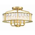CRYSTORAMA, LIBBY LANGDON FARRIS SEMI FLUSH MOUNT, FLUSH MOUNT CEILING LIGHTS