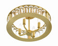 CRYSTORAMA, LIBBY LANGDON FARRIS SEMI FLUSH MOUNT, FLUSH MOUNT CEILING LIGHTS