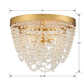 CRYSTORAMA, FIONA FLUSH MOUNT, FLUSH MOUNT CEILING LIGHTS