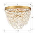 CRYSTORAMA, FIONA FLUSH MOUNT, FLUSH MOUNT CEILING LIGHTS