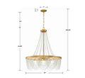 CRYSTORAMA, FIONA CHANDELIER, CHANDELIER LIGHT