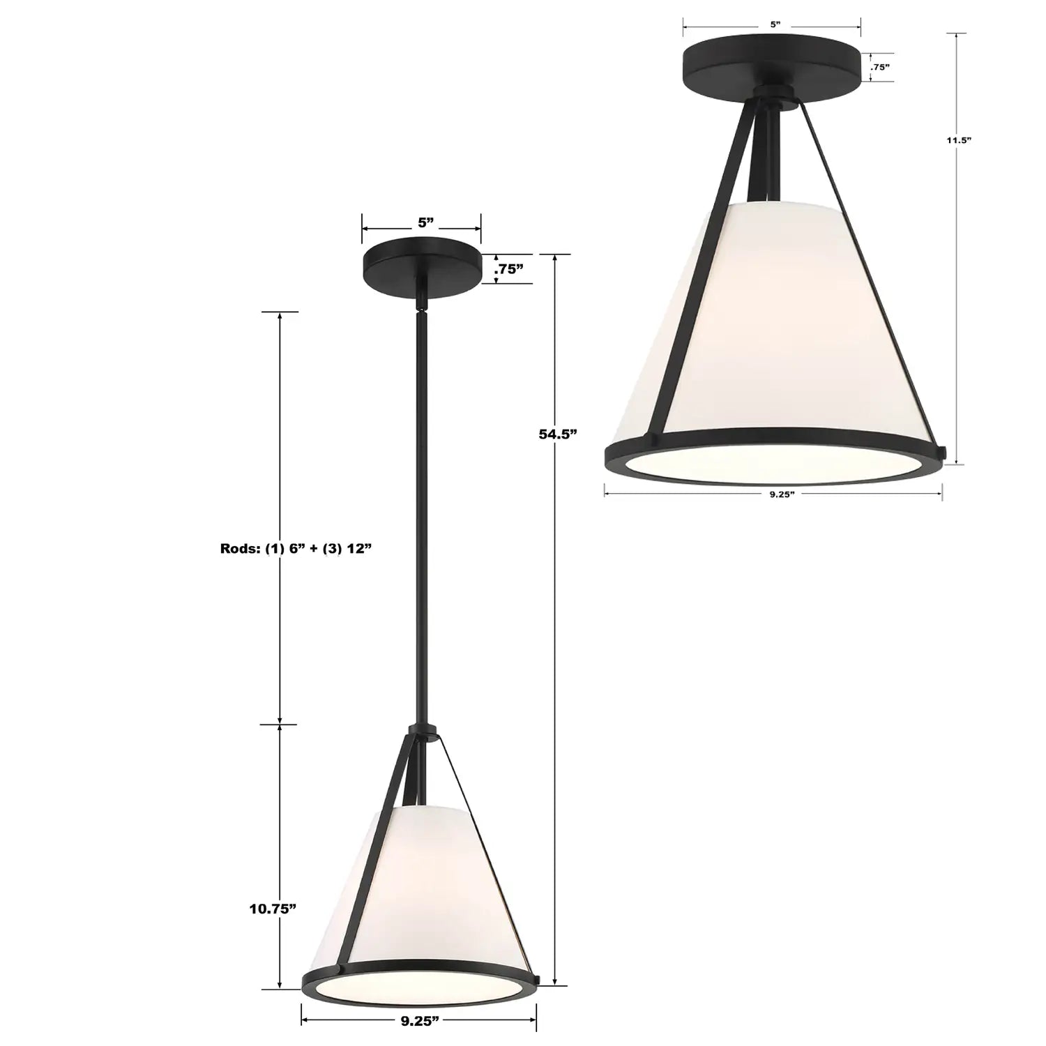 CRYSTORAMA, FULTON SEMI FLUSH MOUNT, FLUSH MOUNT CEILING LIGHTS
