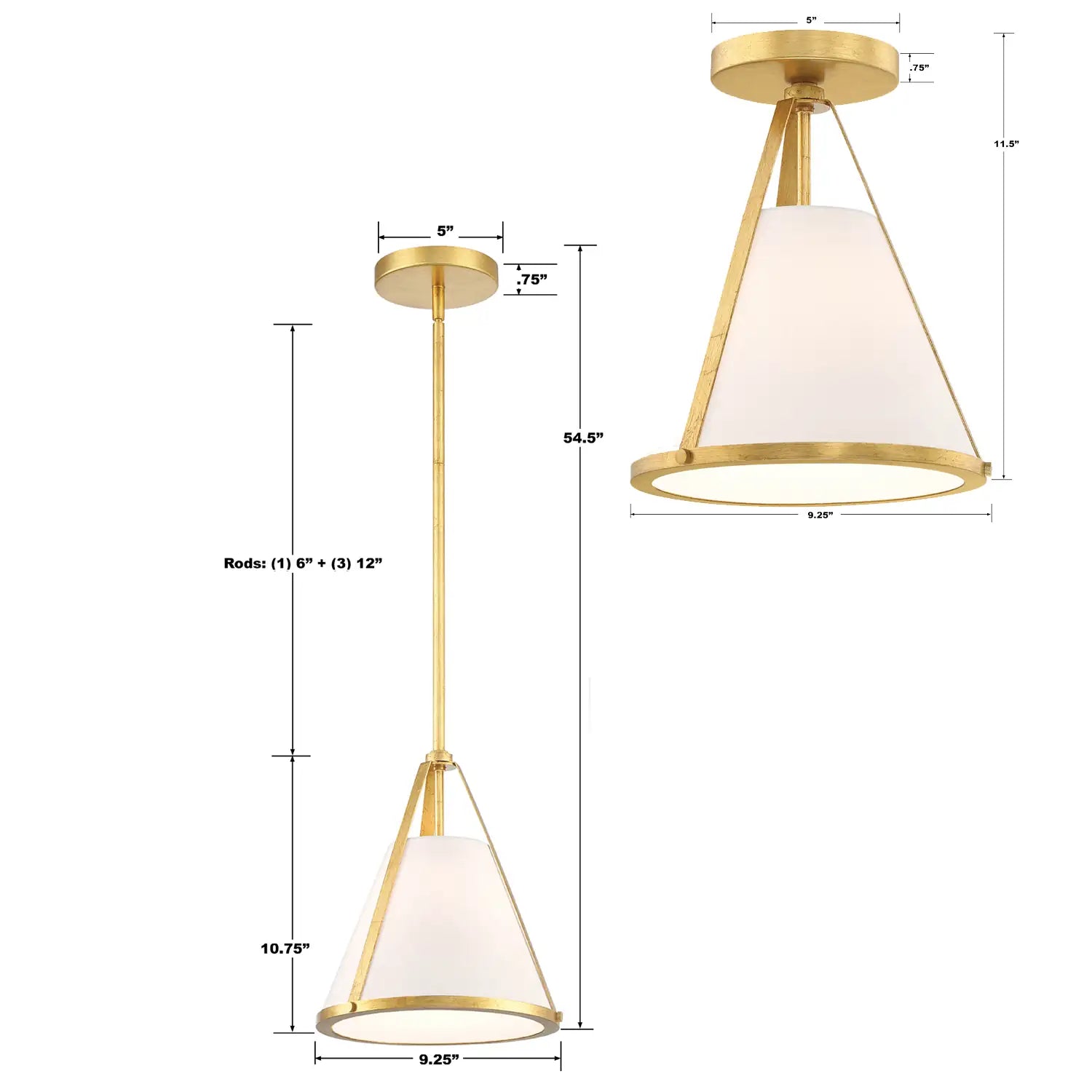 CRYSTORAMA, FULTON SEMI FLUSH MOUNT, FLUSH MOUNT CEILING LIGHTS