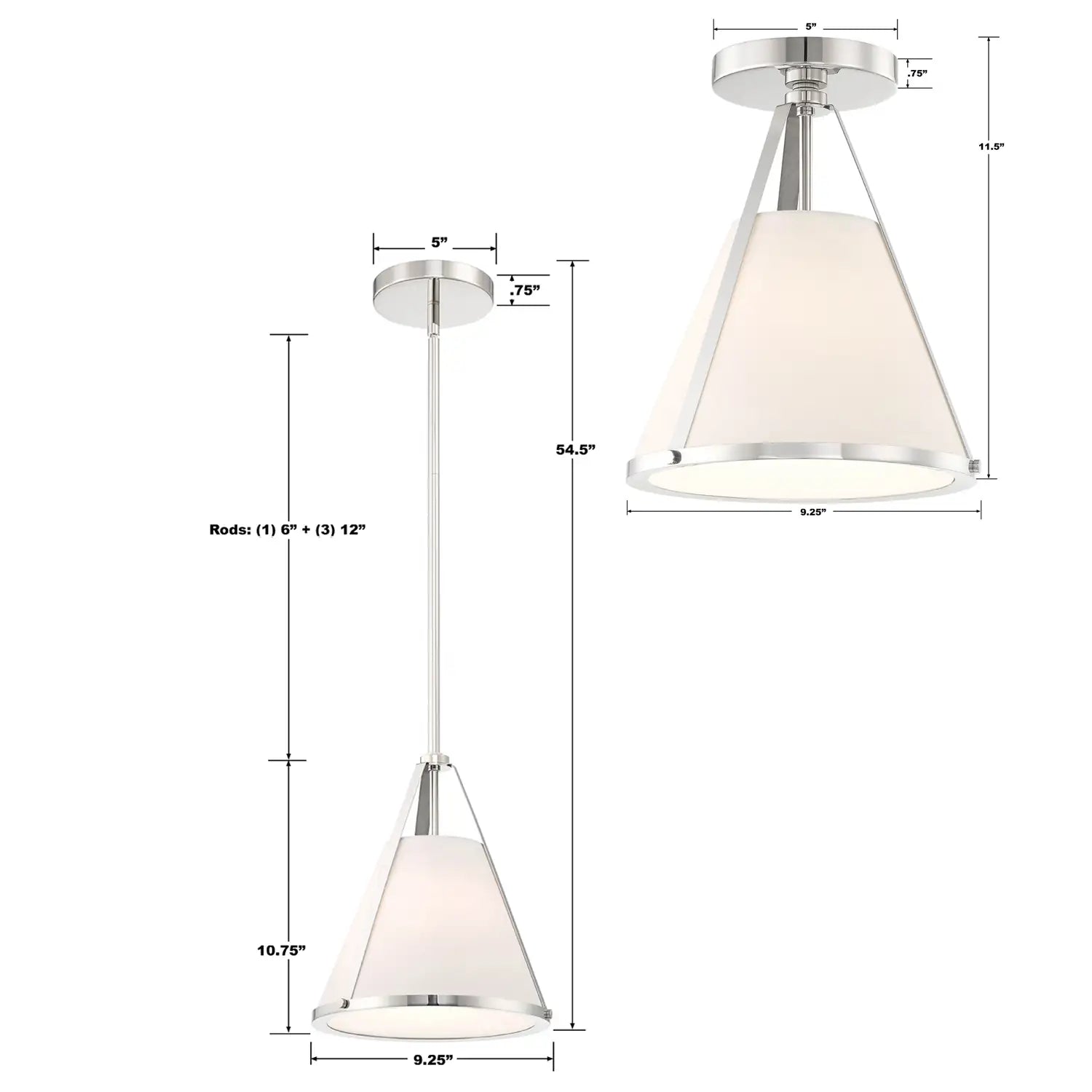 CRYSTORAMA, FULTON PENDANT, PENDANT LIGHT