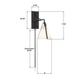 CRYSTORAMA, FULTON TASK SCONCE, WALL SCONCES