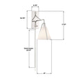 CRYSTORAMA, FULTON TASK SCONCE, WALL SCONCES