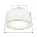 CRYSTORAMA, FULTON SEMI FLUSH MOUNT, FLUSH MOUNT CEILING LIGHTS