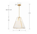 CRYSTORAMA, FULTON PENDANT, PENDANT LIGHT