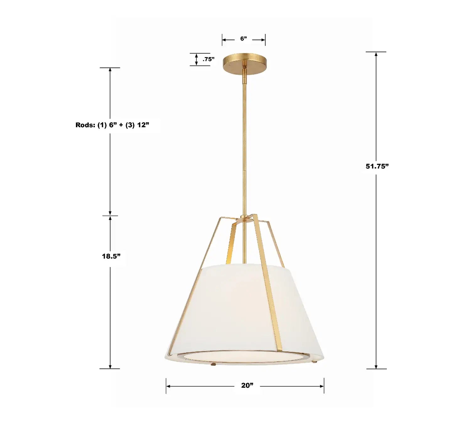 CRYSTORAMA, FULTON PENDANT, PENDANT LIGHT