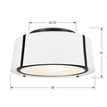 CRYSTORAMA, FULTON SEMI FLUSH MOUNT, FLUSH MOUNT CEILING LIGHTS