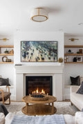 CRYSTORAMA, FULTON SEMI FLUSH MOUNT, FLUSH MOUNT CEILING LIGHTS
