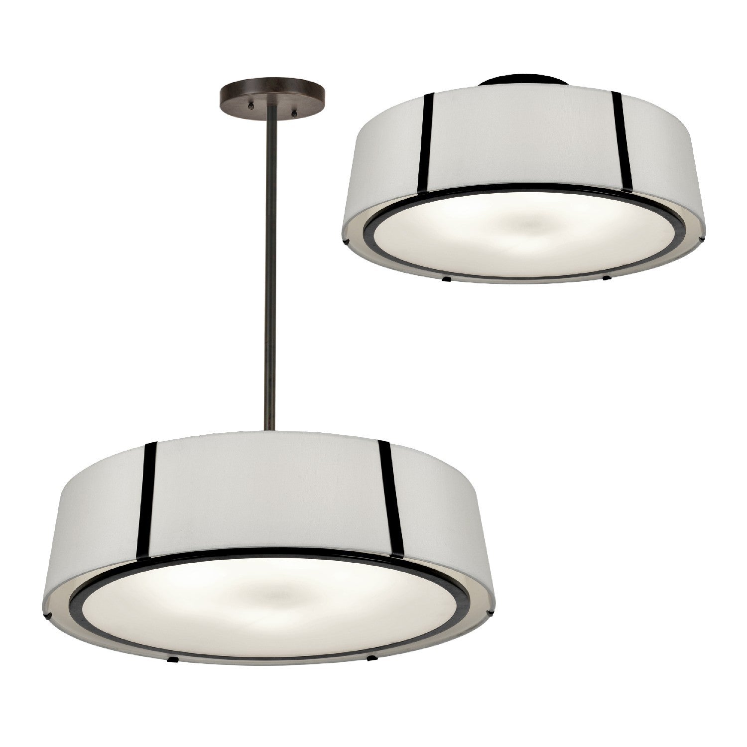 CRYSTORAMA, FULTON SEMI FLUSH MOUNT, FLUSH MOUNT CEILING LIGHTS 