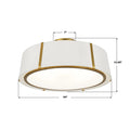 CRYSTORAMA, FULTON SEMI FLUSH MOUNT, FLUSH MOUNT CEILING LIGHTS