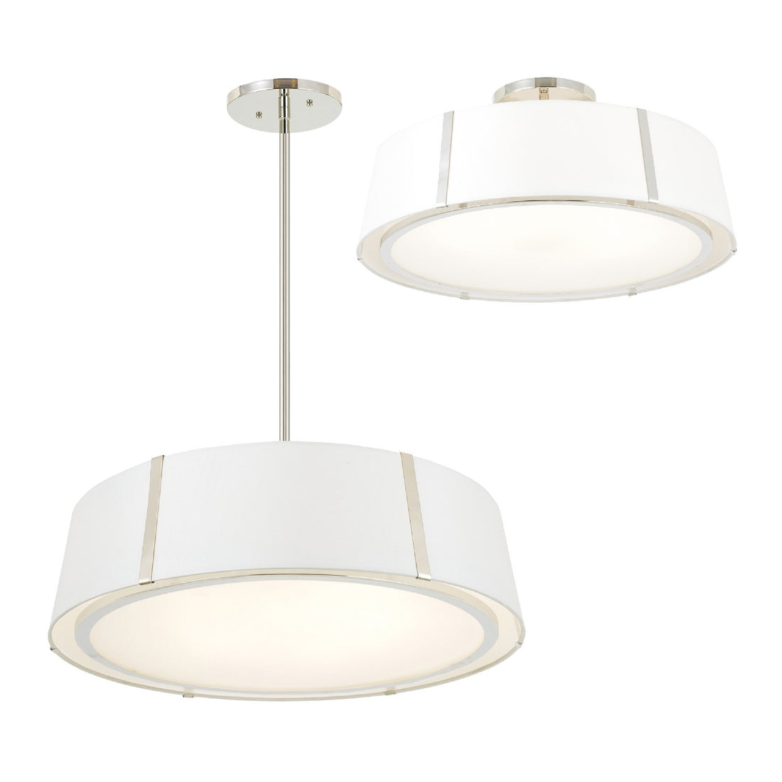 CRYSTORAMA, FULTON SEMI FLUSH MOUNT, FLUSH MOUNT CEILING LIGHTS 