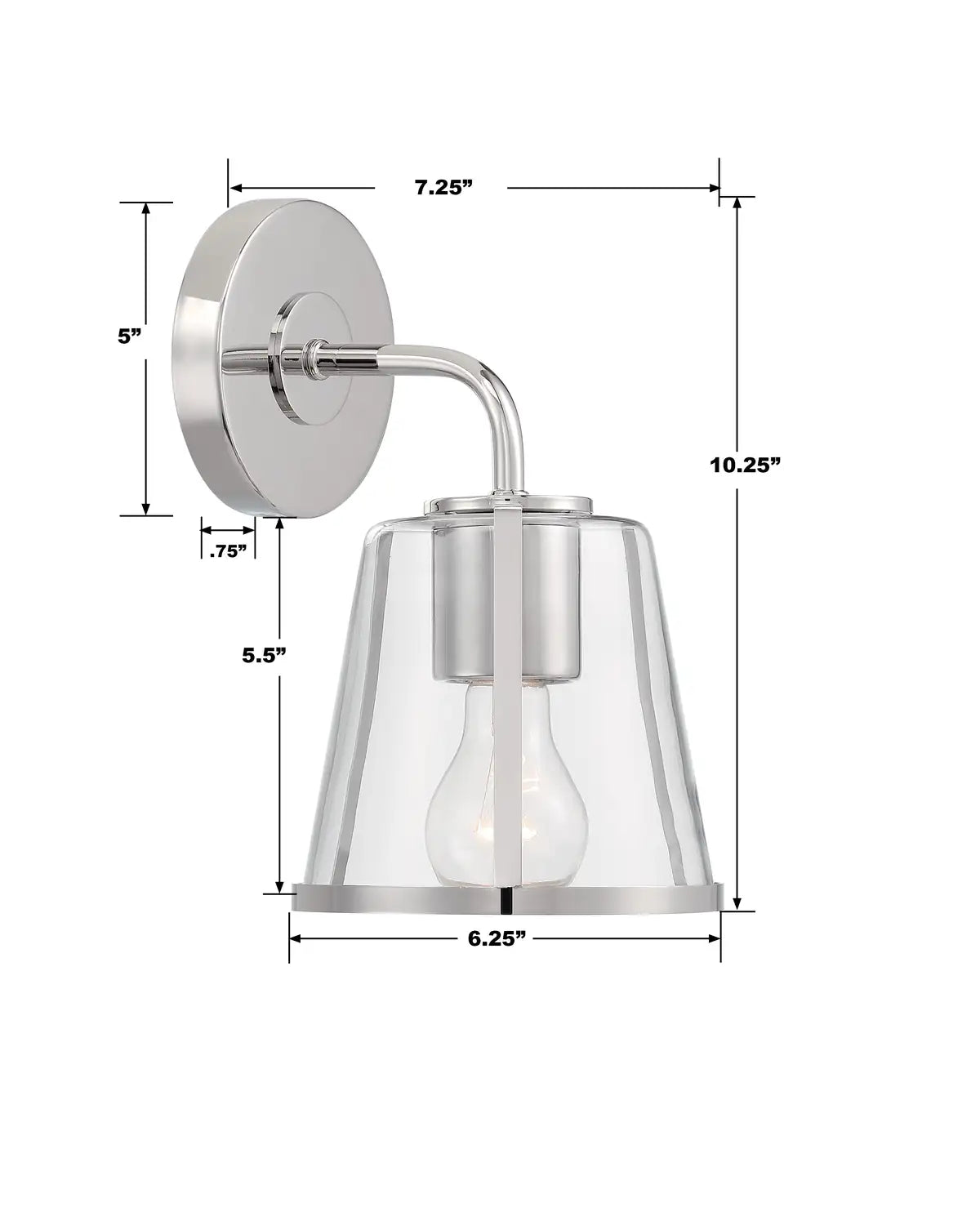 CRYSTORAMA, FULTON SCONCE, WALL SCONCES