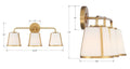 CRYSTORAMA, FULTON BATHROOM VANITY, VANITY LIGHT