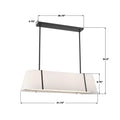 CRYSTORAMA, FULTON LINEAR OVAL CHANDELIER, CHANDELIER LIGHT