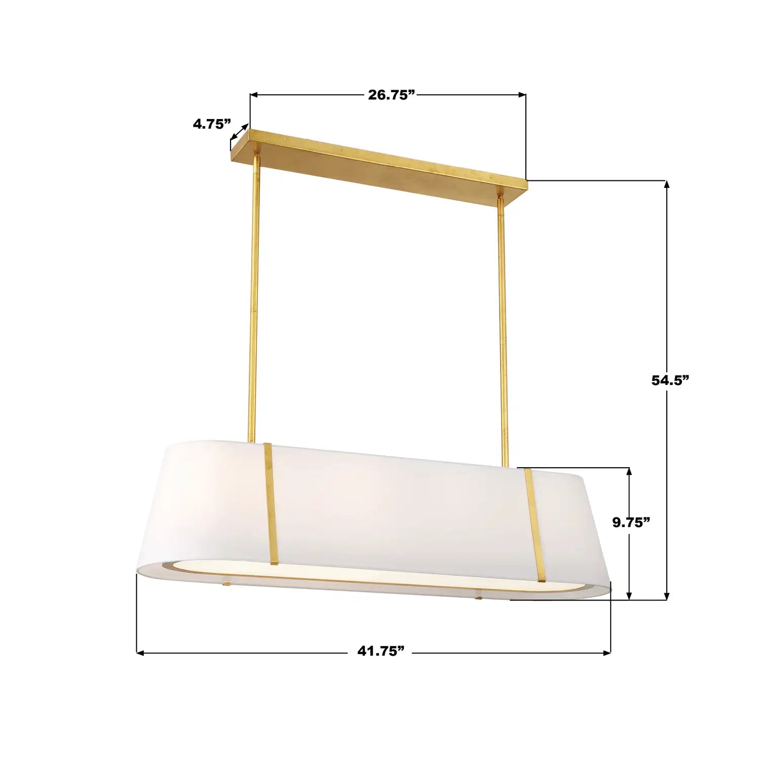 CRYSTORAMA, FULTON LINEAR OVAL CHANDELIER, CHANDELIER LIGHT