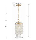 CRYSTORAMA, GABRIELLE PENDANT, PENDANT LIGHT