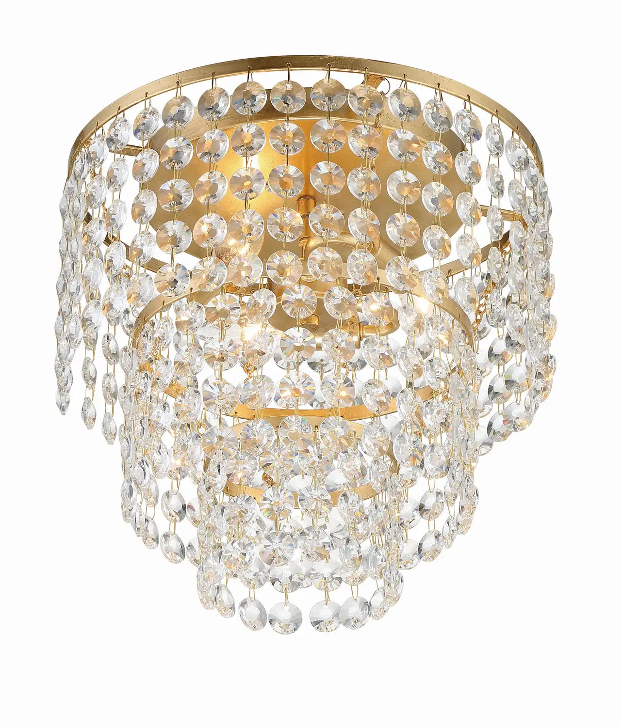 CRYSTORAMA, GABRIELLE FLUSH MOUNT, FLUSH MOUNT CEILING LIGHTS