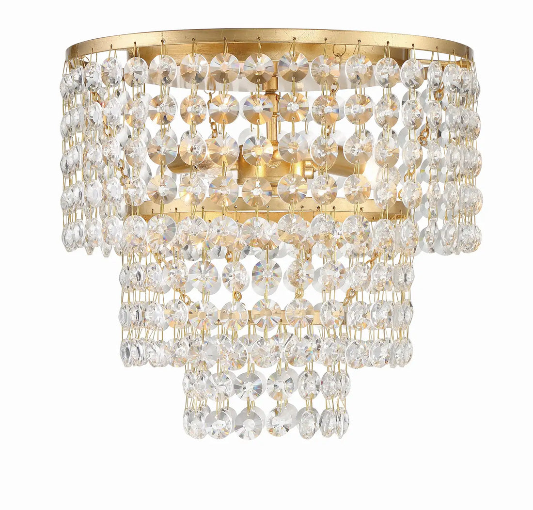CRYSTORAMA, GABRIELLE FLUSH MOUNT, FLUSH MOUNT CEILING LIGHTS