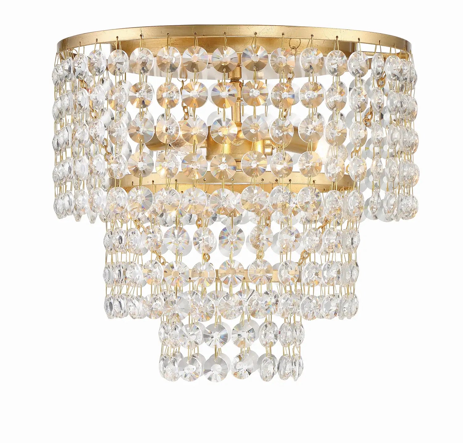CRYSTORAMA, GABRIELLE FLUSH MOUNT, FLUSH MOUNT CEILING LIGHTS