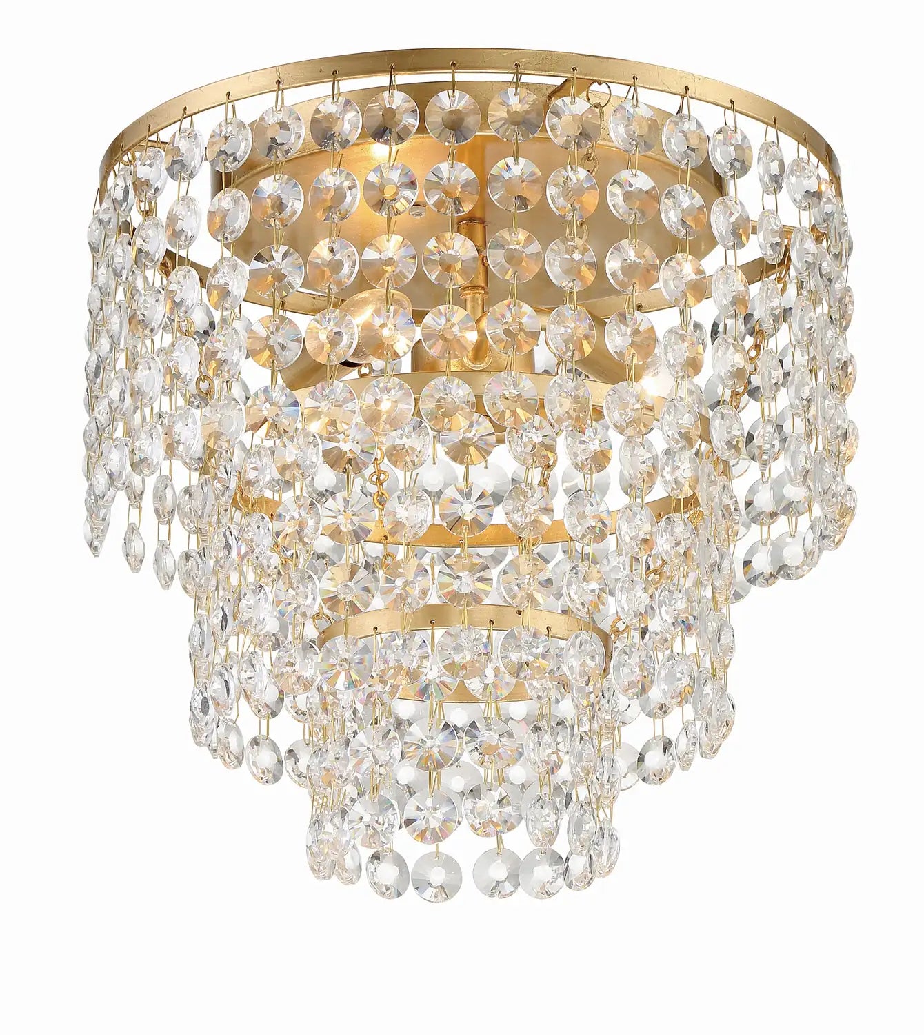 CRYSTORAMA, GABRIELLE FLUSH MOUNT, FLUSH MOUNT CEILING LIGHTS