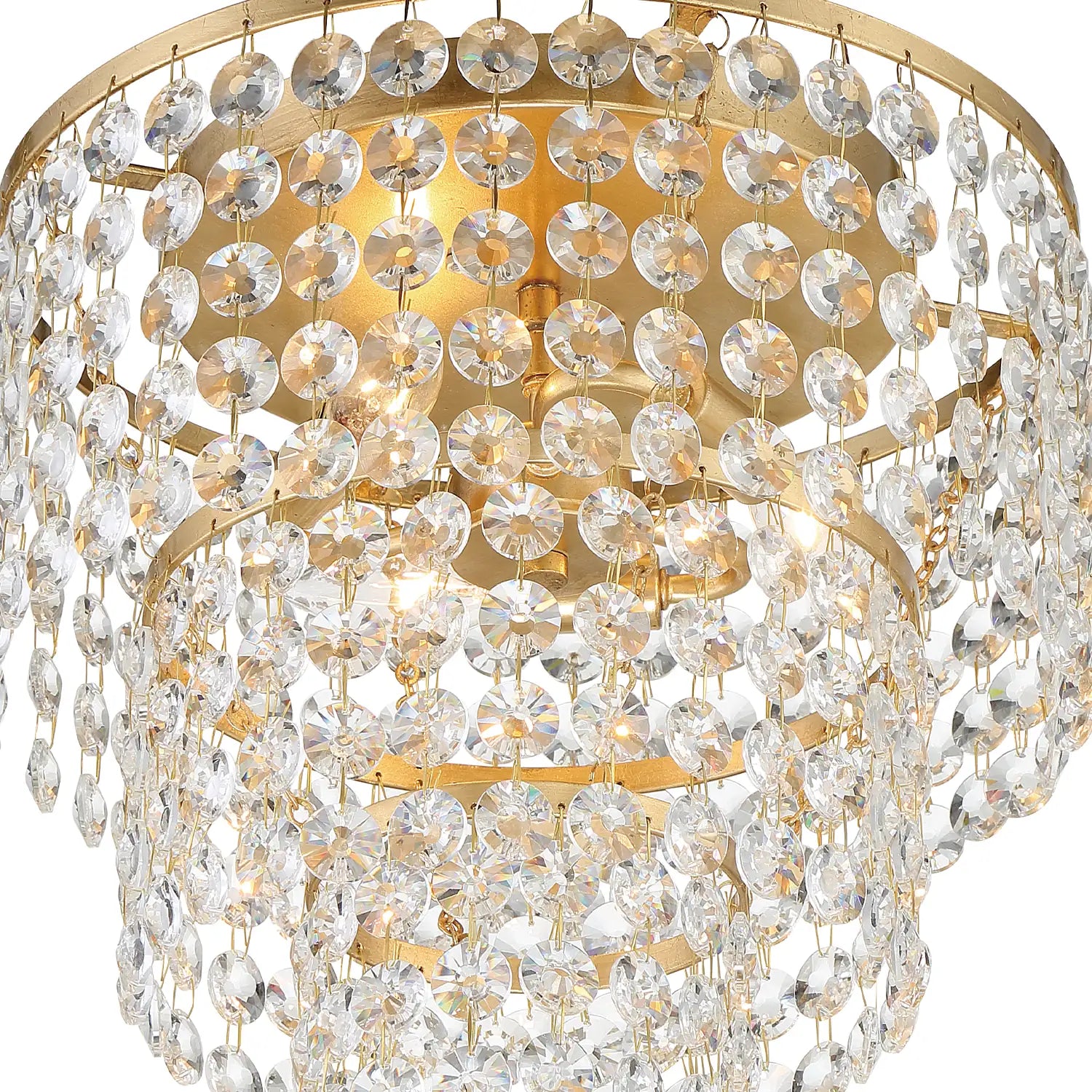 CRYSTORAMA, GABRIELLE FLUSH MOUNT, FLUSH MOUNT CEILING LIGHTS