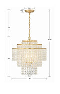 CRYSTORAMA, GABRIELLE CHANDELIER, CHANDELIER LIGHT