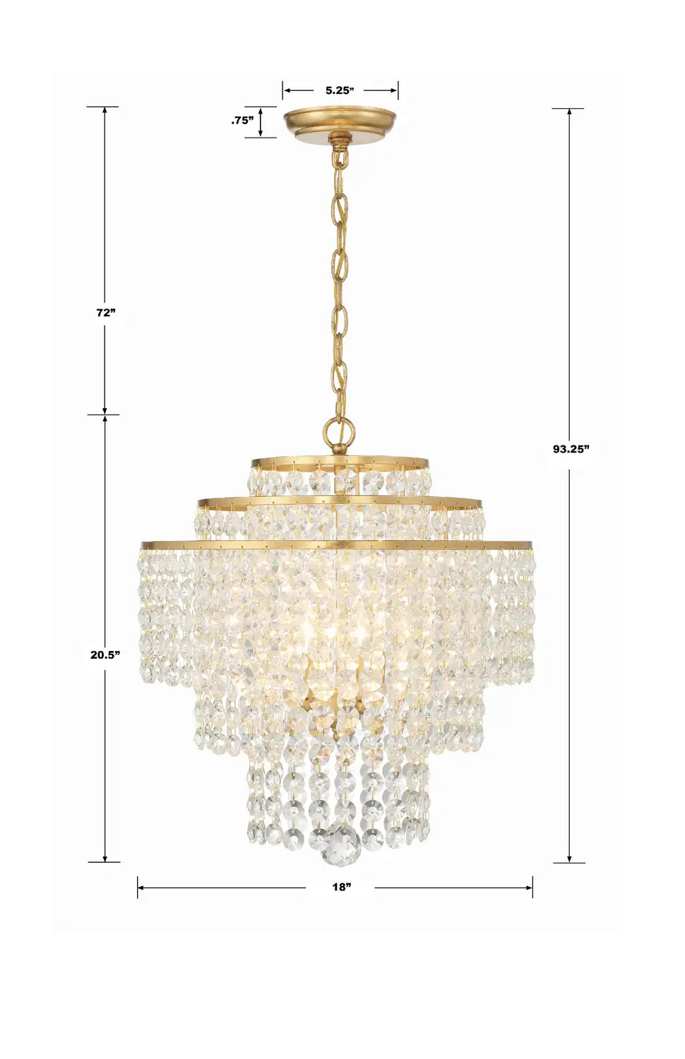 CRYSTORAMA, GABRIELLE CHANDELIER, CHANDELIER LIGHT