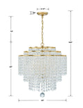 CRYSTORAMA, GABRIELLE CHANDELIER, CHANDELIER LIGHT