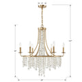 CRYSTORAMA, GABRIELLE CHANDELIER, CHANDELIER LIGHT
