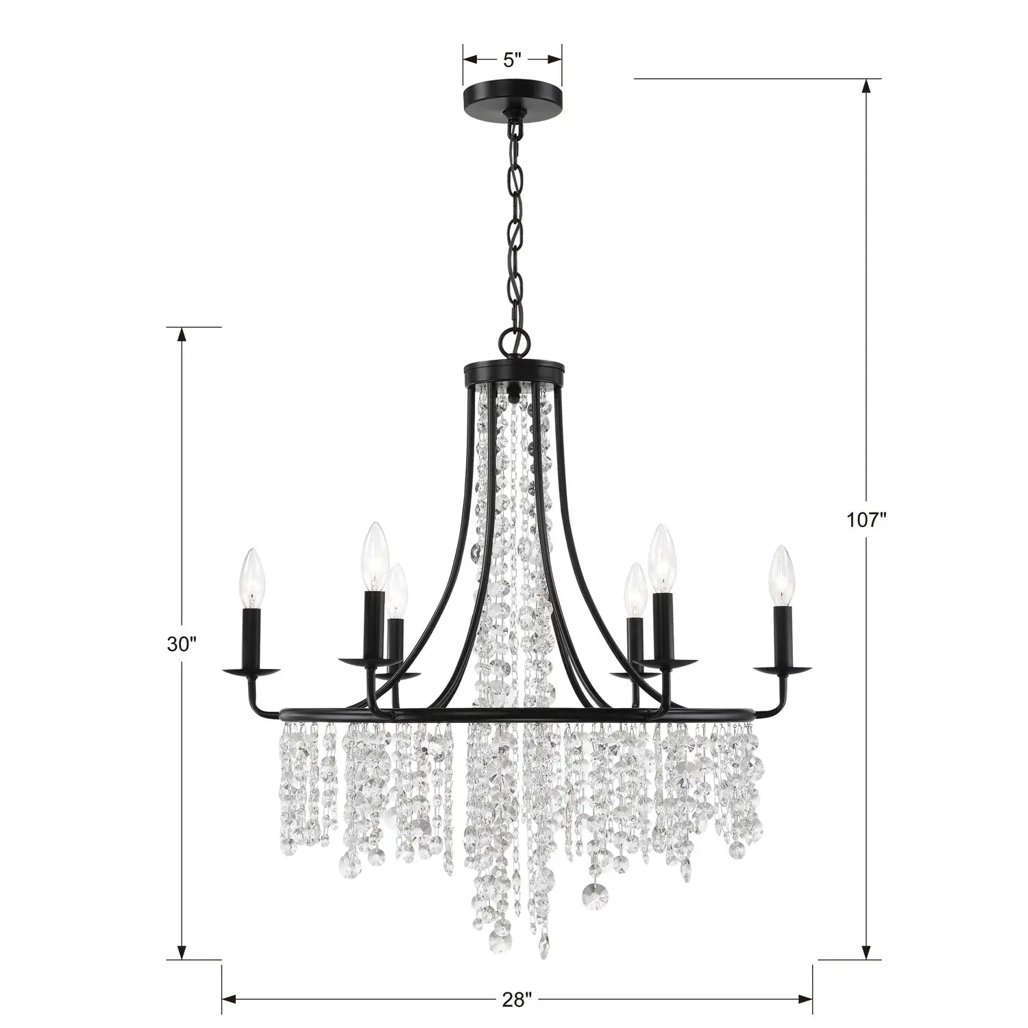 CRYSTORAMA, GABRIELLE CHANDELIER, CHANDELIER LIGHT